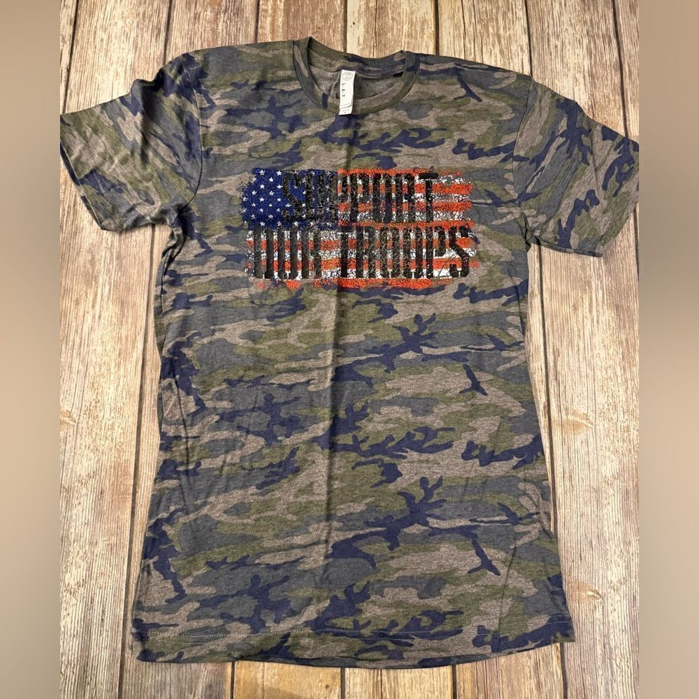Support the Troops Short Sleeve Tee